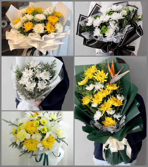 湖南永州零陵区大庆坪乡岭面脚村白事花束代送